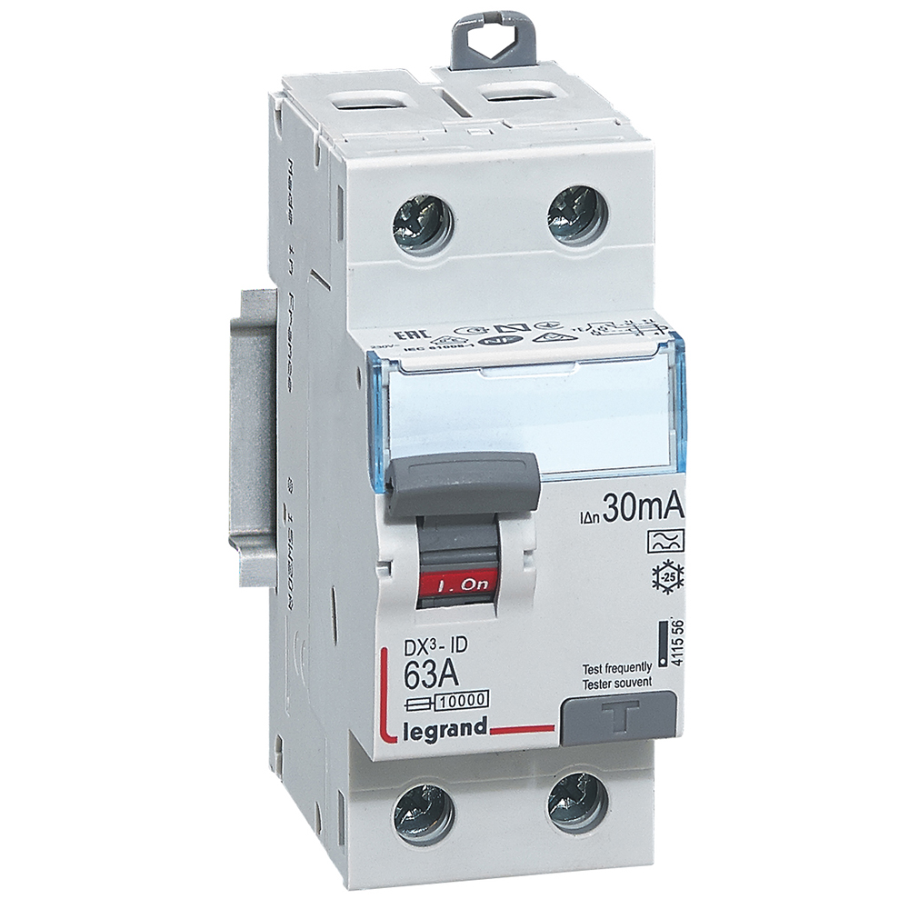 Interruptor Diferencial 2X 63A 30mA Tipo a 411556 — Legrand — Legrand