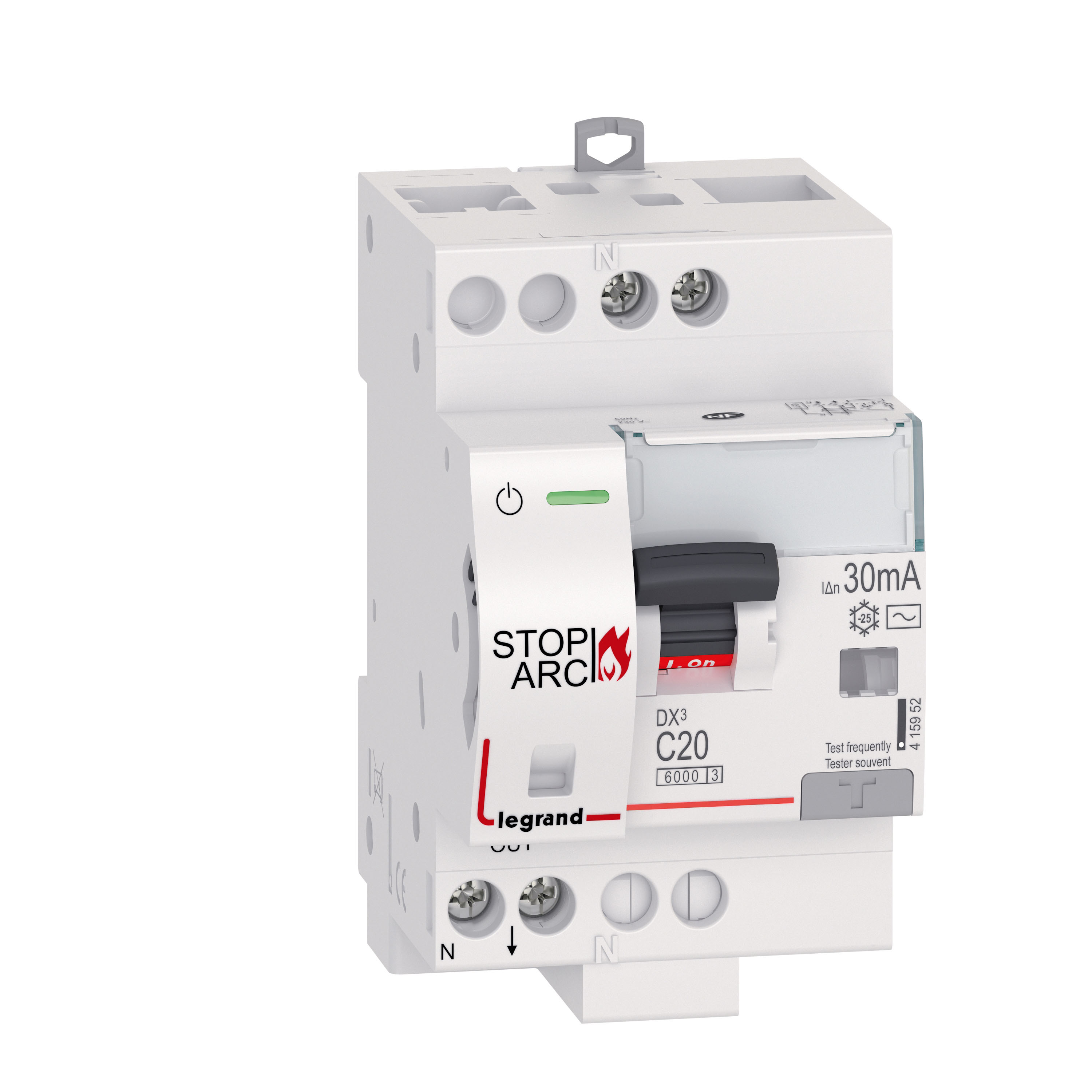 Interruptor Diferencial Stop Arc 1P+N 415952 — Legrand — Legrand