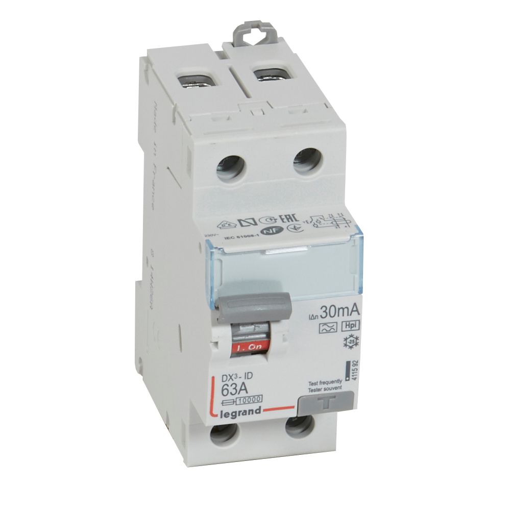Interruptor Diferencial 2x63A 30mA Hpi 411592 — Legrand — Legrand