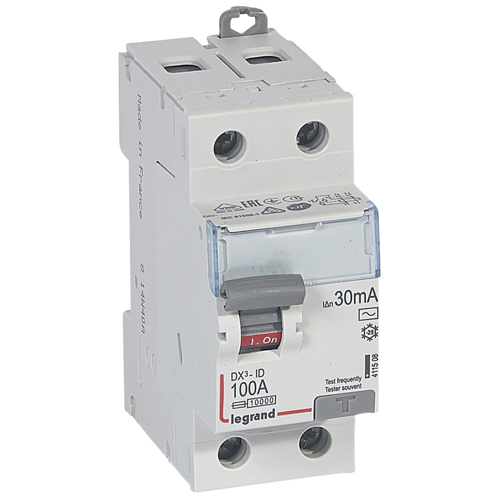 Interruptor DX3 Diferencial Tipo AC Bipolar 411508 — Legrand — Legrand