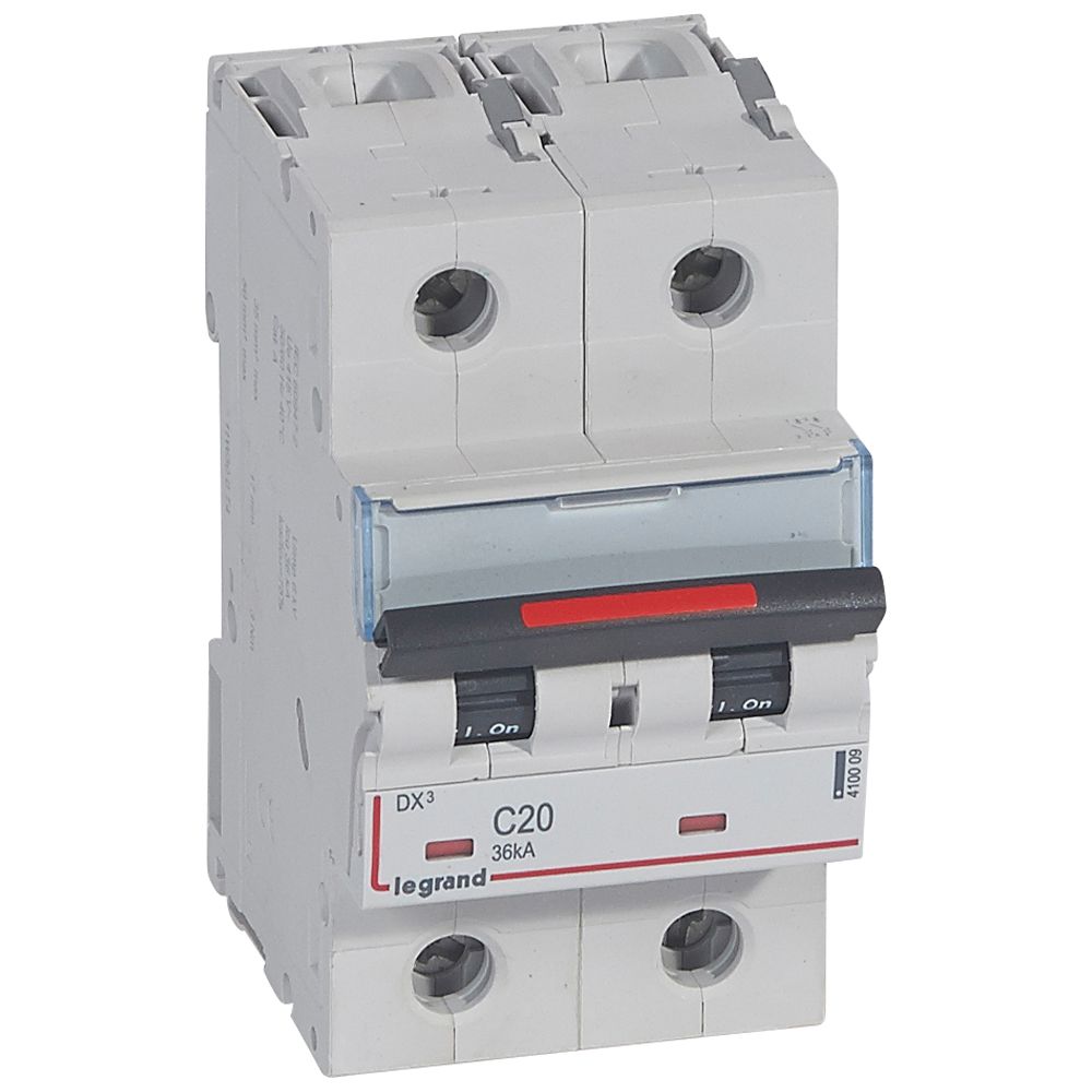 Interruptor automático 2P 36kA curva C DX3 410009 Legrand — Legrand