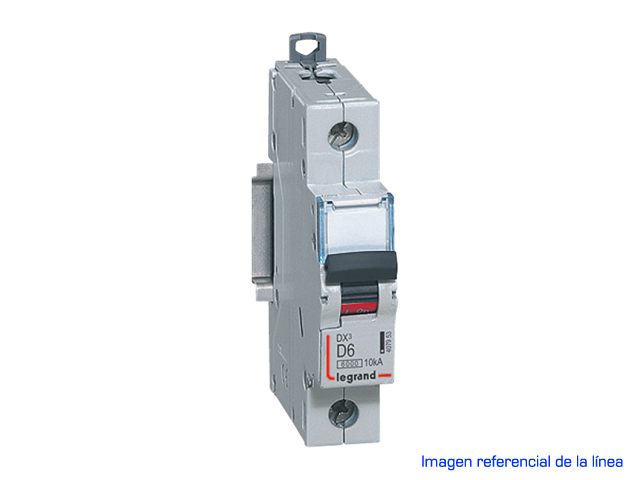 Interruptor automático 1P 10kA curva D DX3 407962 Legrand — Legrand