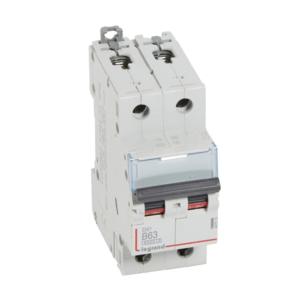 Interruptor automático 2P 10kA curva B DX3 407515 Legrand — Legrand
