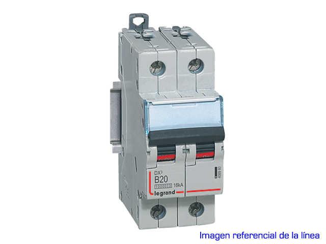 Interruptor automático 2P 16kA curva B DX3 408938 Legrand — Legrand