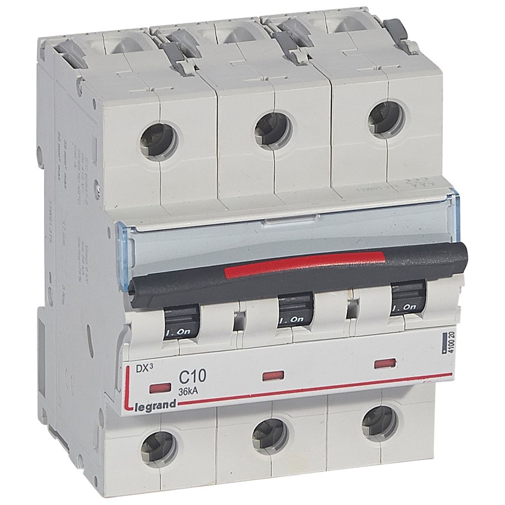 Interruptor automático 3P 36kA curva C DX3 410020 Legrand — Legrand