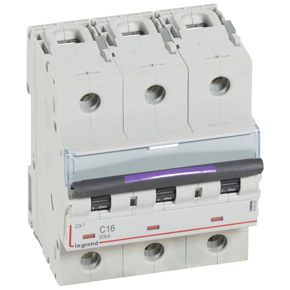 Interruptor automático 3P 50kA curva C DX3 410161 Legrand — Legrand