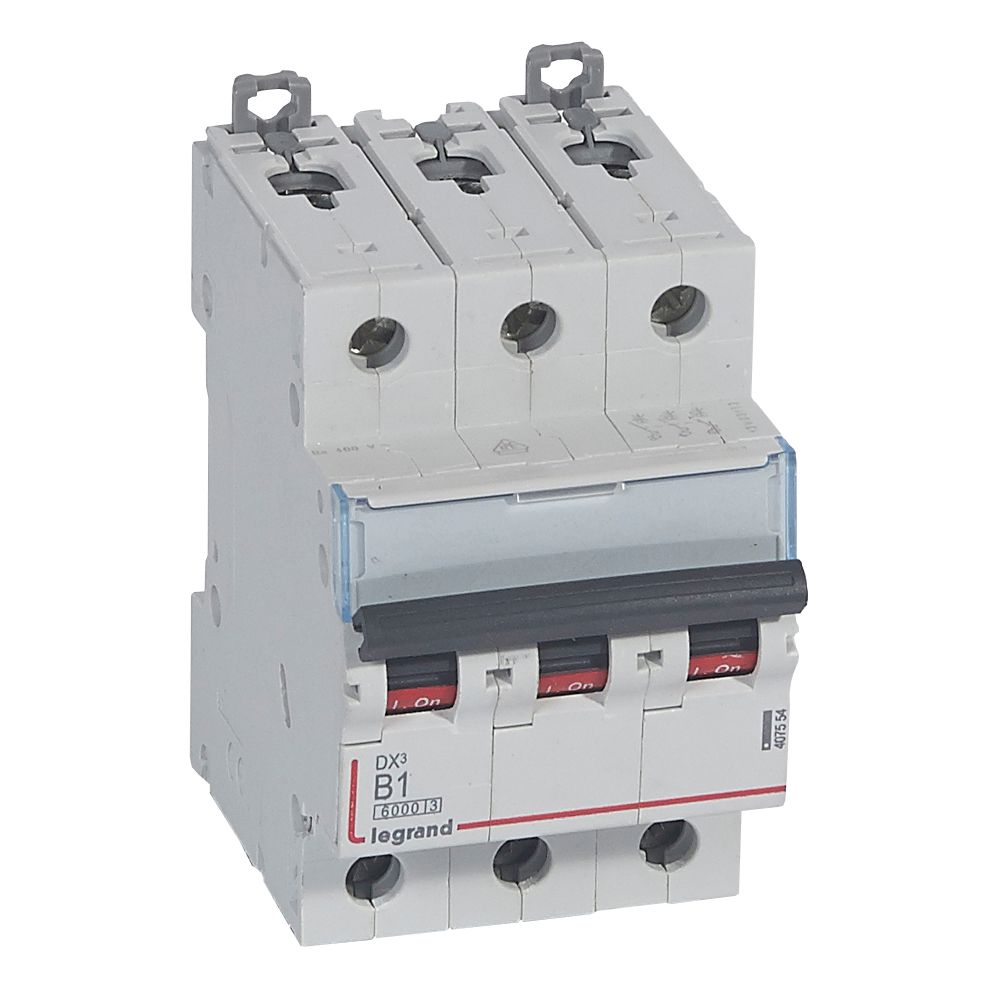 Interruptor automático 3P 10kA curva B DX3 407554 Legrand — Legrand