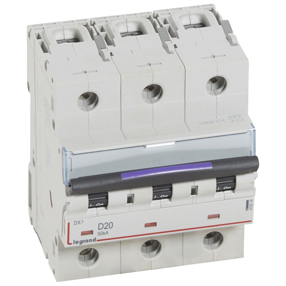 Interruptor automático 3P 50kA curva D DX3 410214 Legrand — Legrand