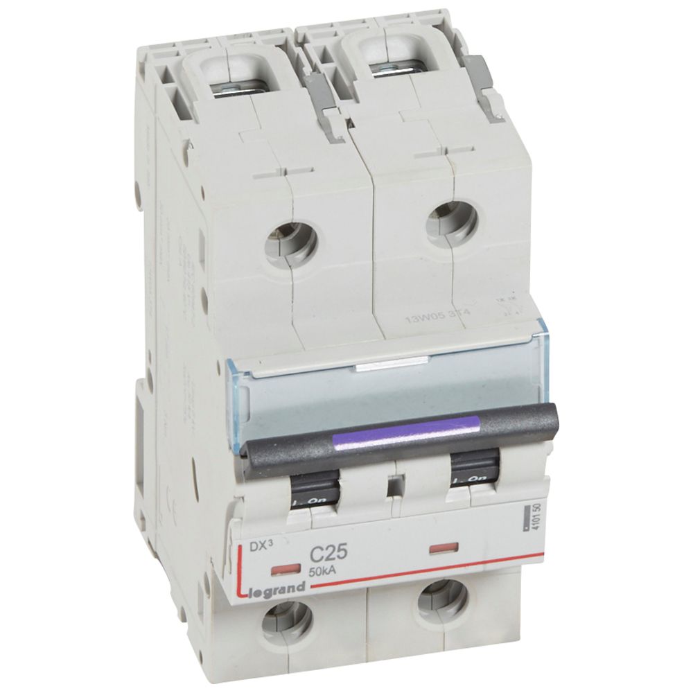Interruptor automático 2P 50kA curva C DX3 410150 Legrand — Legrand