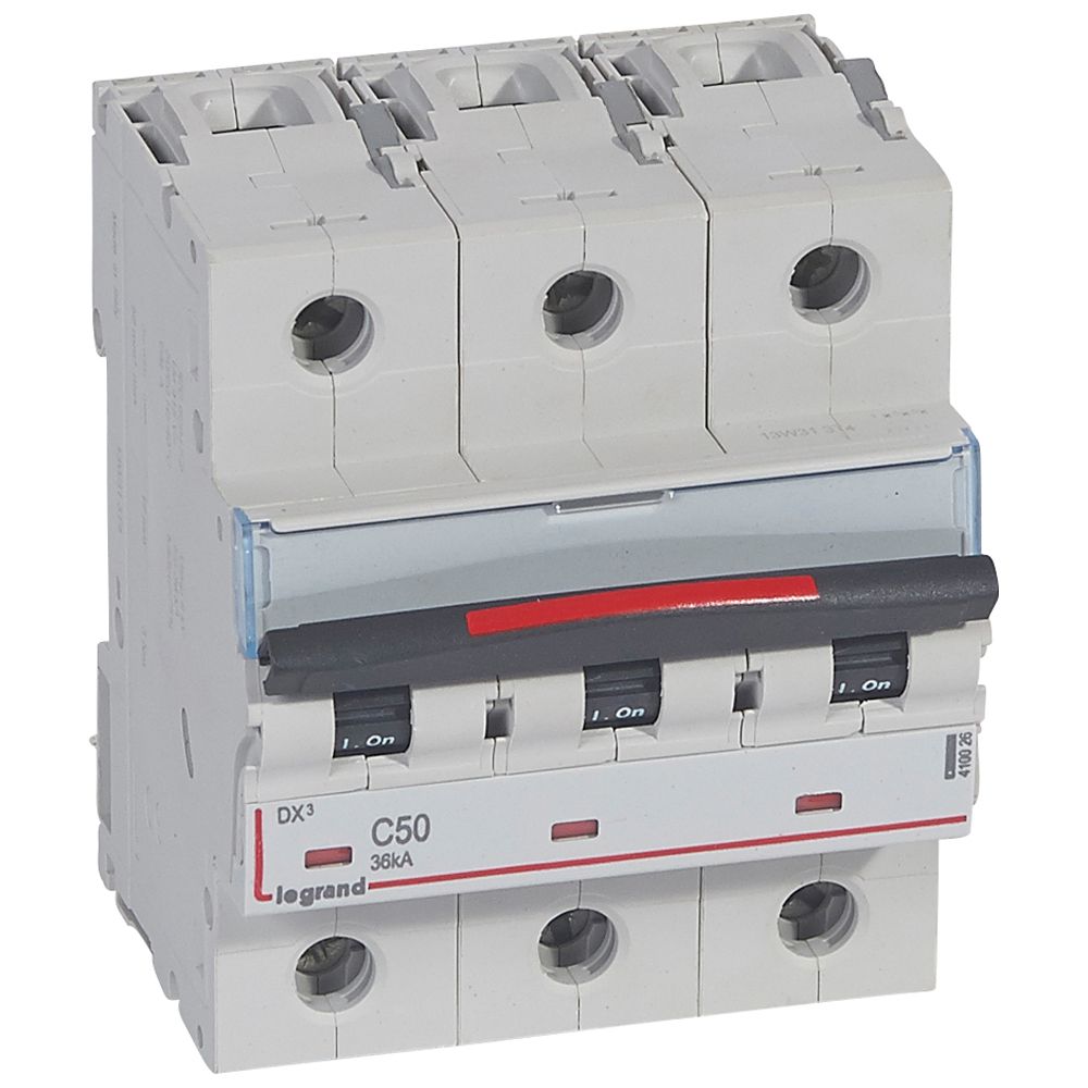 Interruptor automático 3P 36kA curva C DX3 410026 Legrand — Legrand