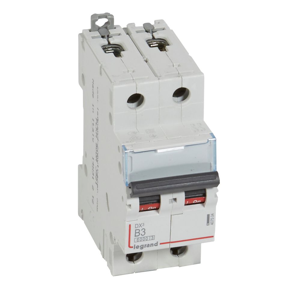 Interruptor automático 2P 10kA curva B DX3 407504 Legrand — Legrand