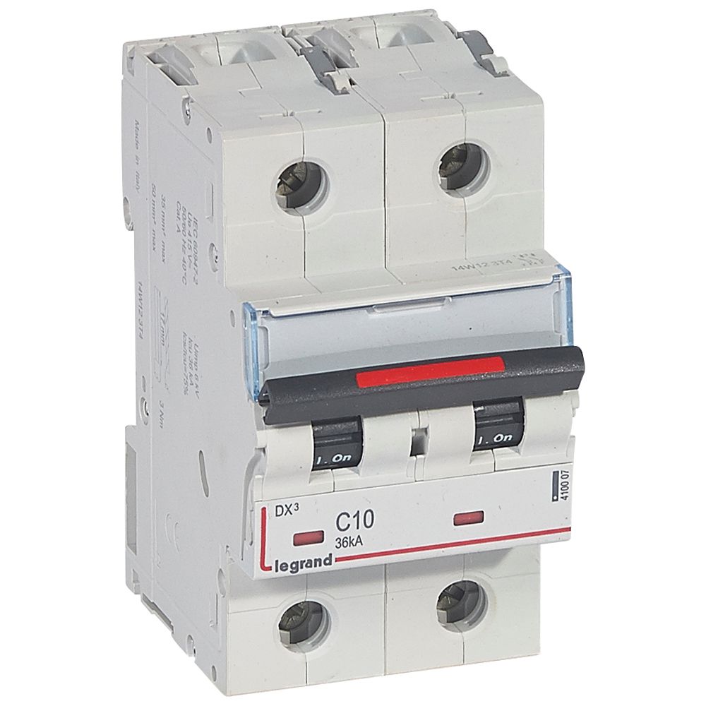 Interruptor automático 2P 36kA curva C DX3 410007 Legrand — Legrand