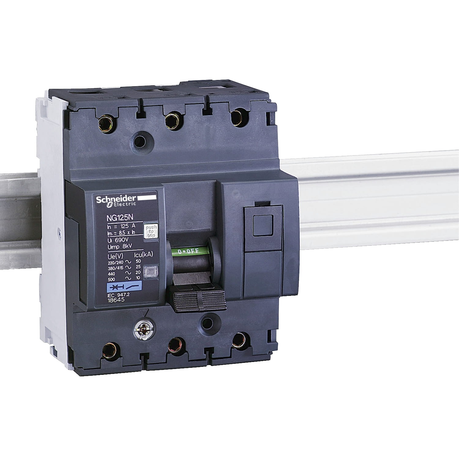 Interruptor automático 3x40A 25kA curva C NG125N Schneider — Schneider Electric