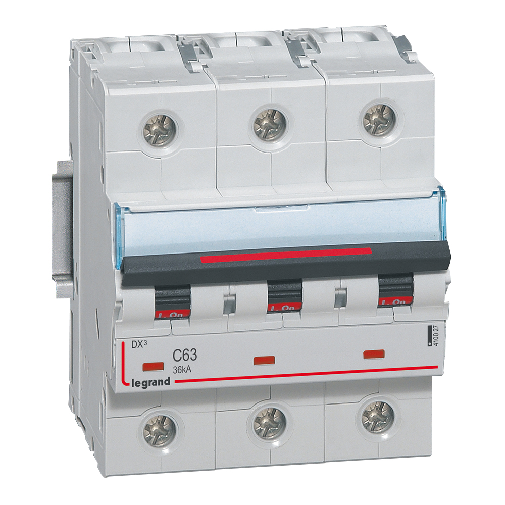 Interruptor automático 3P 36kA curva C DX3 410027 Legrand — Legrand