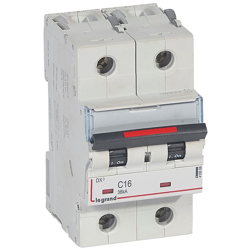 Interruptor automático 2P 36kA curva C DX3 410008 Legrand — Legrand