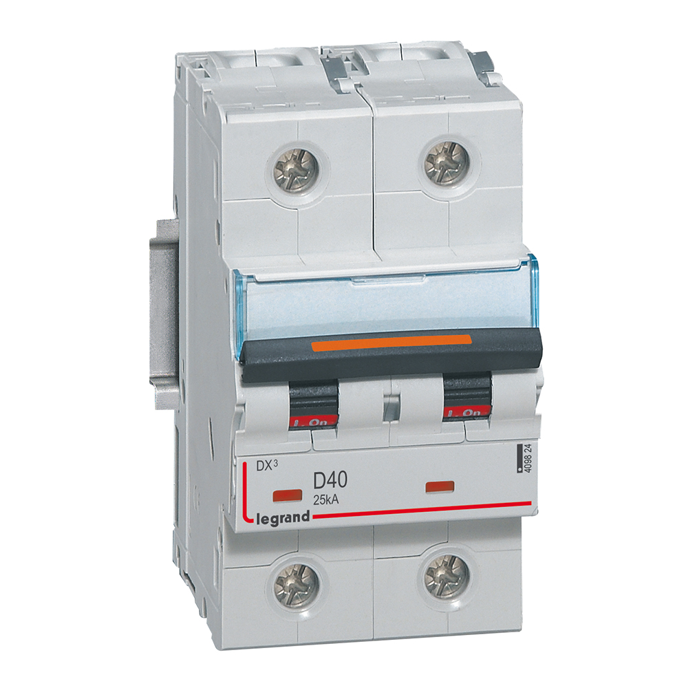 Interruptor automático 2P 25kA curva D DX3 409824 Legrand — Legrand