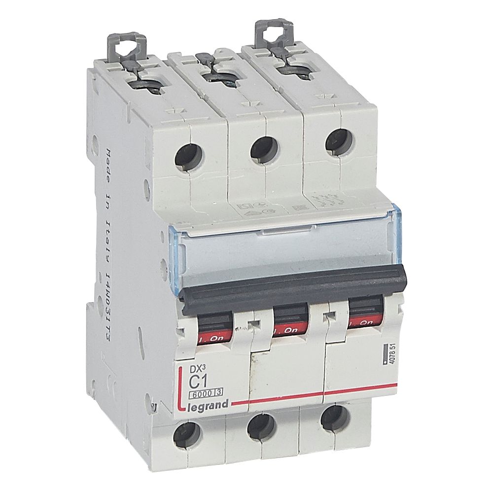 Interruptor automático 3P 10kA curva C DX3 407851 Legrand — Legrand
