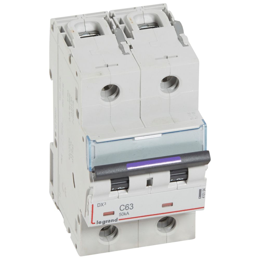 Interruptor automático 2P 50kA curva C DX3 410154 Legrand — Legrand