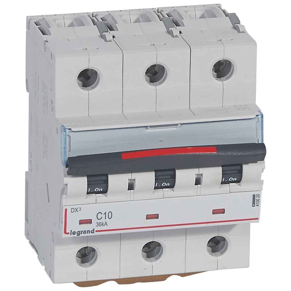 Interruptor automático 3P 36kA curva C DX3 410021 Legrand — Legrand