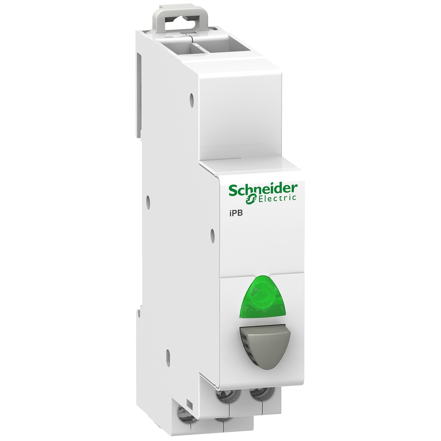 Pulsador Ipb Simple Gris con Indicador Luminoso NA A9E18036 — Schneider Electric — Schneider Electric