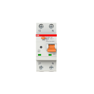Interruptor y Detector de Arco Electrico 1x20A Curva B 10K 2CSA275901R9205 — ABB — ABB