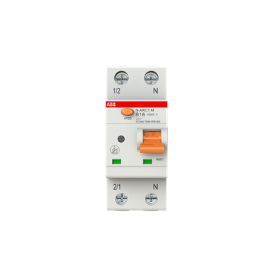 Interruptor y Detector de Arco Electrico 1x16A Curva B 10K 2CSA275901R9165 — ABB — ABB
