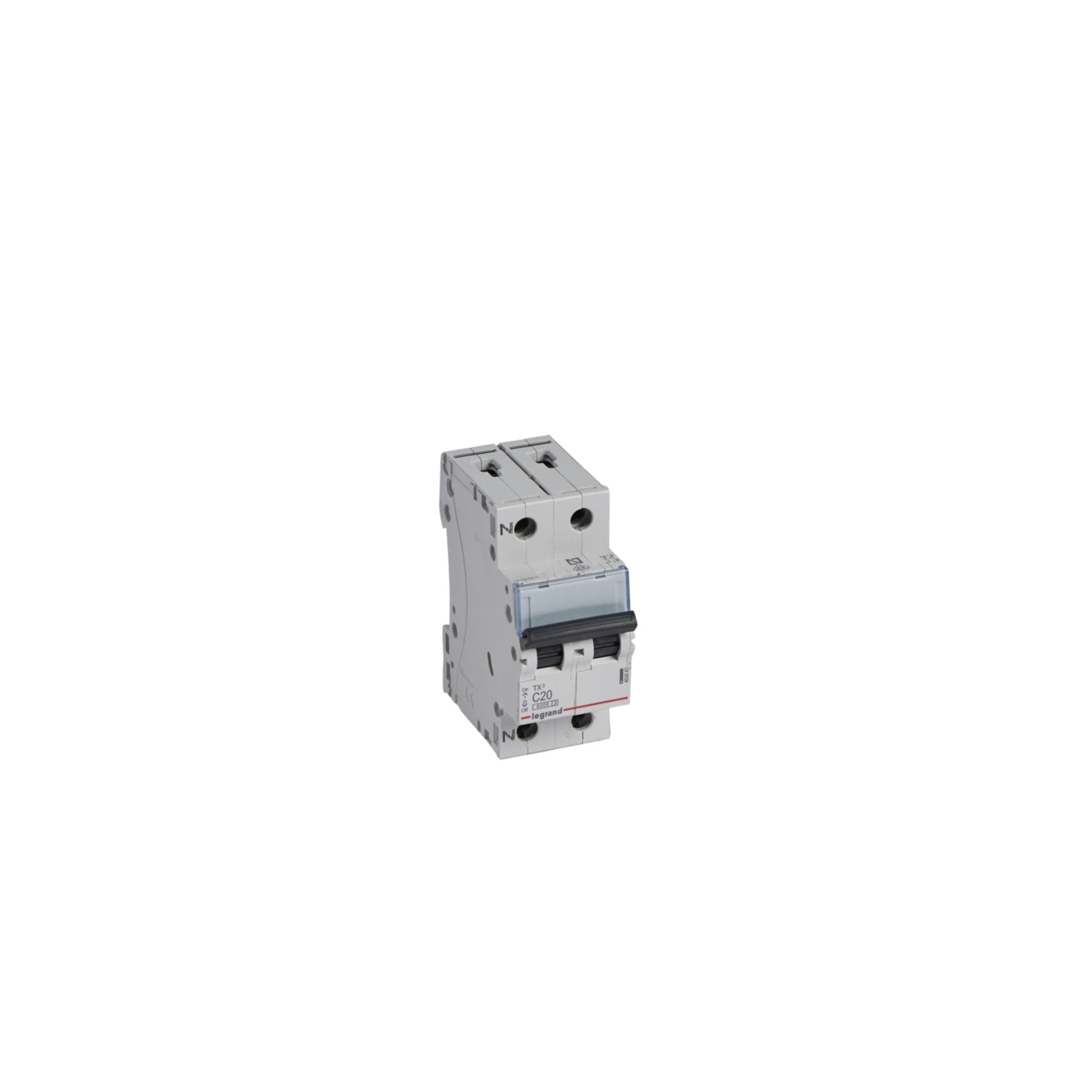 Interruptor automático 1x20A 230/400V curva C TX3 403587 Legrand — Legrand