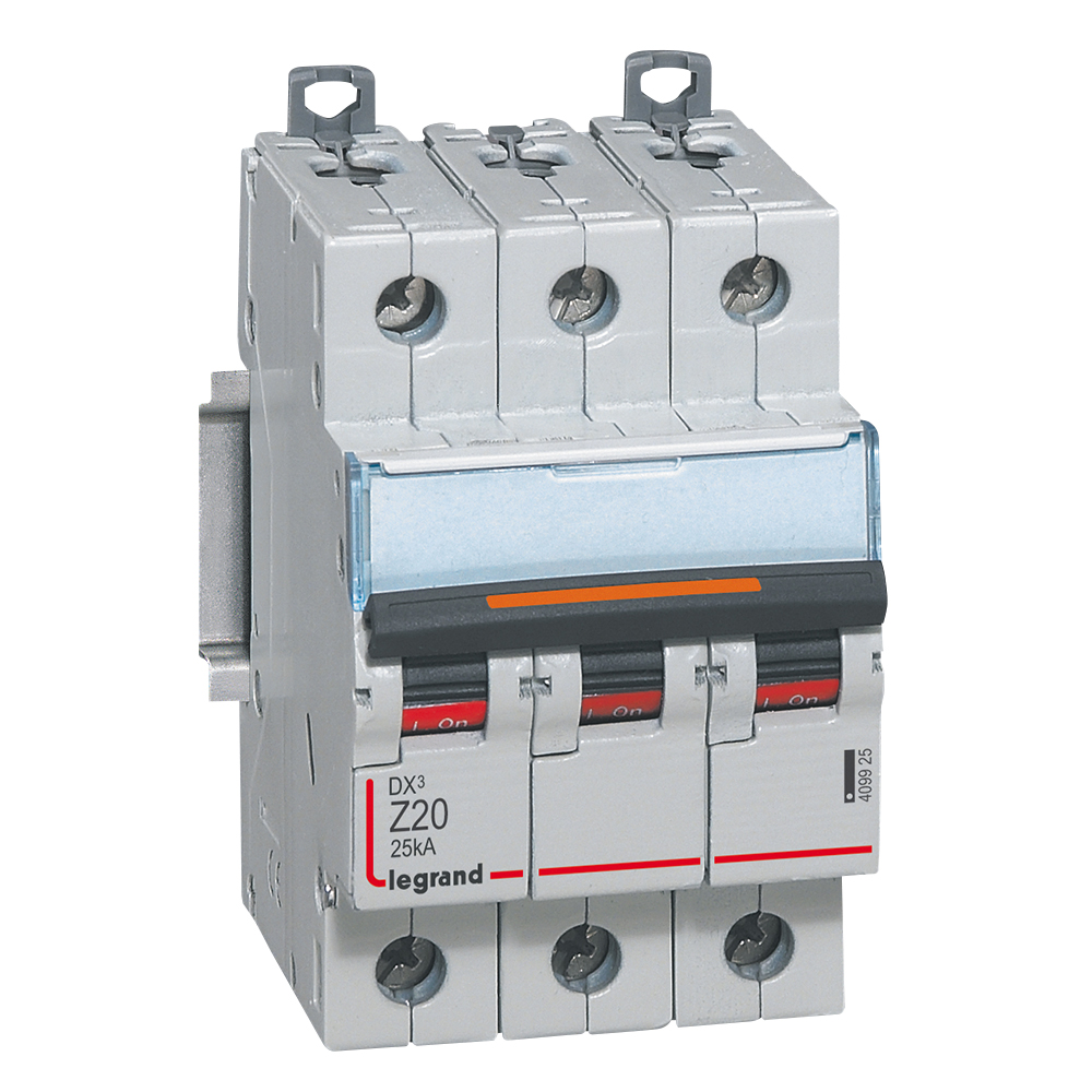 Interruptor automático 3P 25kA curva Z DX3 409925 Legrand — Legrand