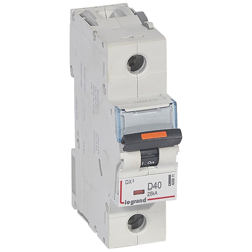 Interruptor automático 1P 25kA curva D DX3 409811 Legrand — Legrand