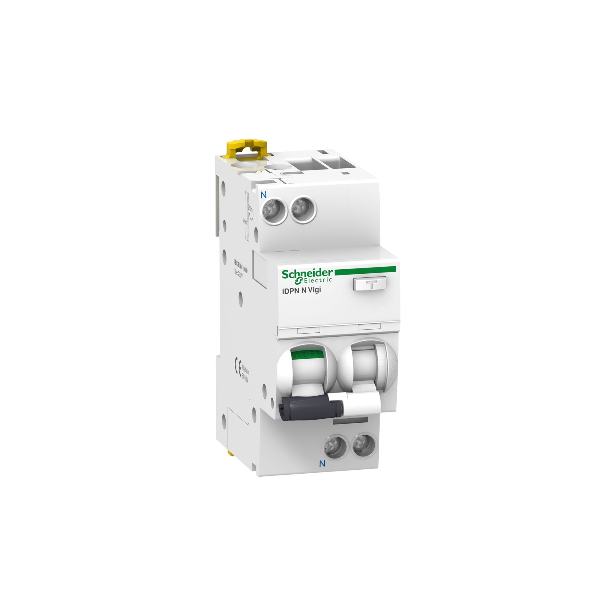 Interruptor Diferencial Termomagnetico Dpn Vigi 1P + N 230V 20A 30mA Clase Si A9D33620 — Schneider Electric — Schneider Electric