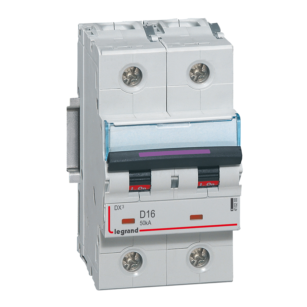 Interruptor automático 2x16A 50kA DX3 410200 Legrand — Legrand