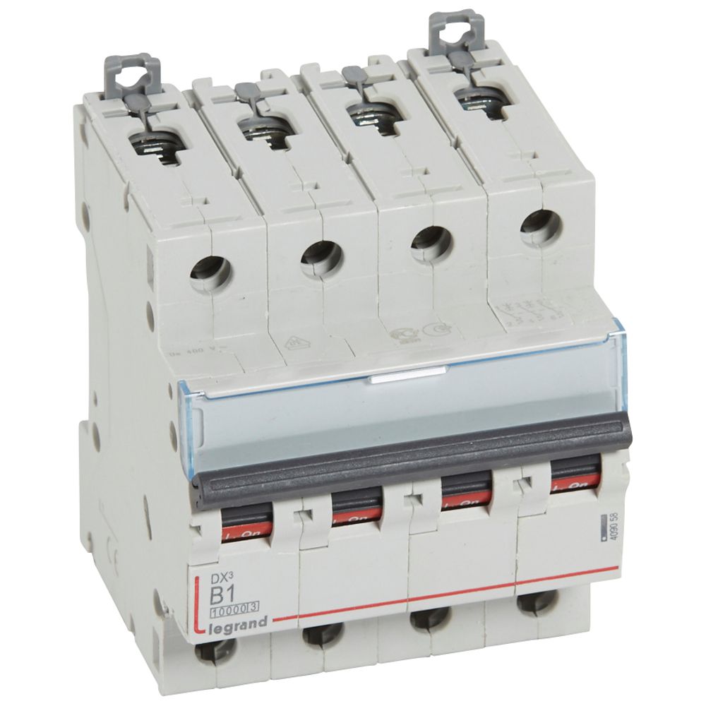 Interruptor automático 4P 16kA curva B DX3 409058 Legrand — Legrand