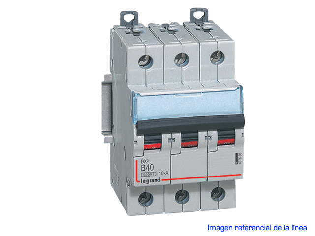 Interruptor automático 3P 10kA curva B DX3 407557 Legrand — Legrand