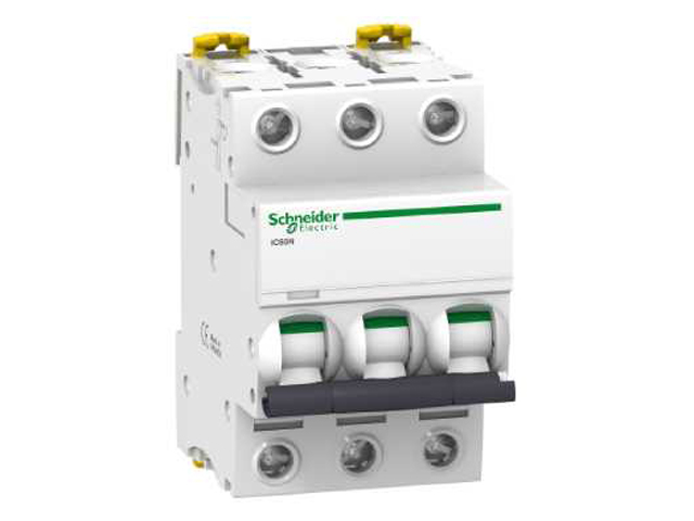 Interruptor automático 3x0.5A curva C IC60N A9F74370 Schneider — Schneider