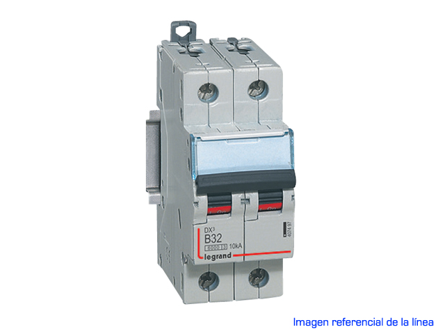 Interruptor automático 2P 10kA curva B DX3 407505 Legrand — Legrand