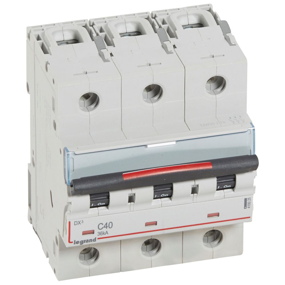 Interruptor automático 3P 36kA curva C DX3 410025 Legrand — Legrand