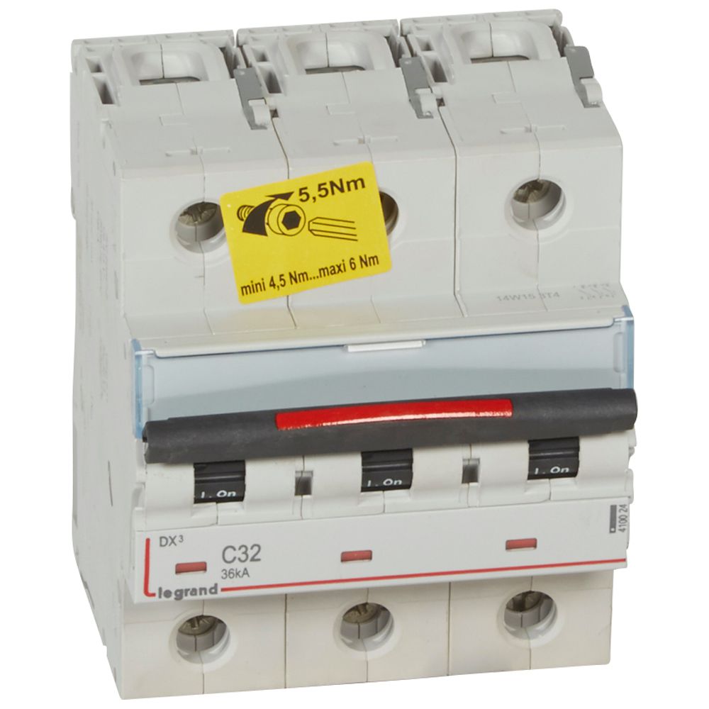 Interruptor automático 3P 36kA curva C DX3 410024 Legrand — Legrand