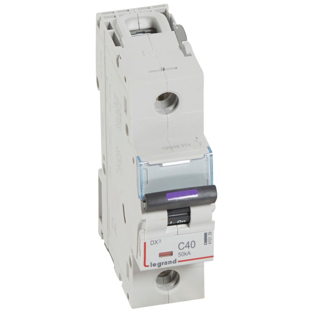 Interruptor automático 1P 50kA curva C DX3 410139 Legrand — Legrand