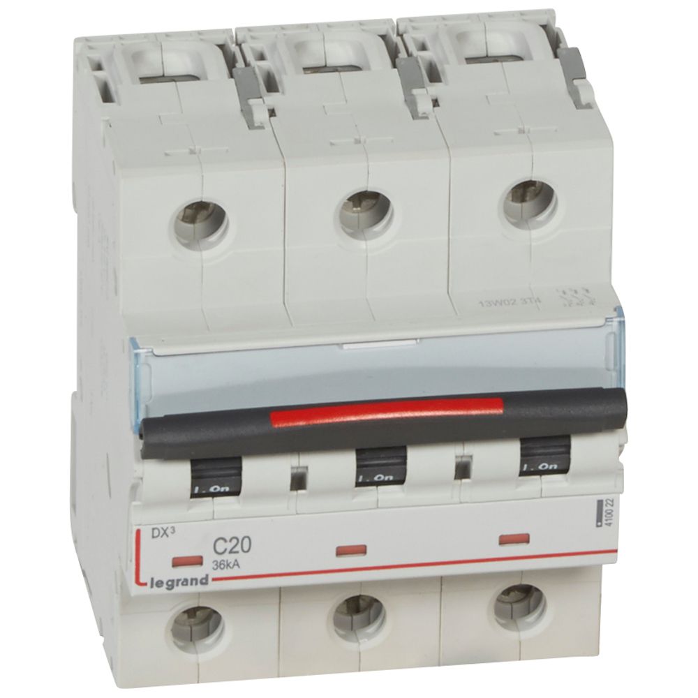 Interruptor automático 3P 36kA curva C DX3 410022 Legrand — Legrand