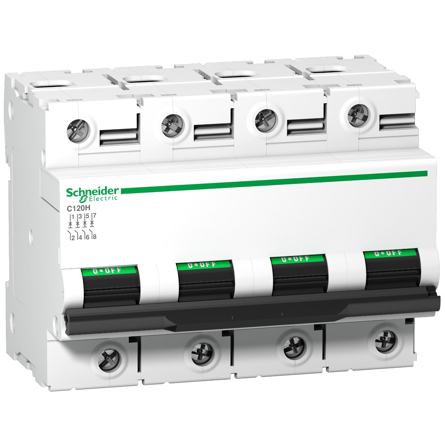 Interruptor automático 4x80A curva B A9N18435 Schneider — Schneider