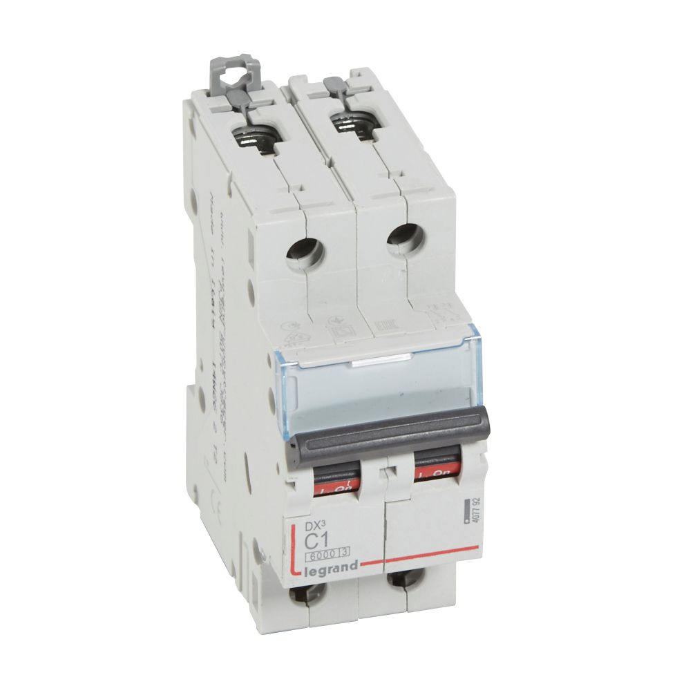 Interruptor automático 2P 10kA curva C DX3 407792 Legrand — Legrand