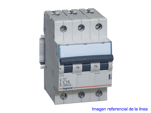Interruptor automático 3P 10kA curva C DX3 407854 Legrand — Legrand