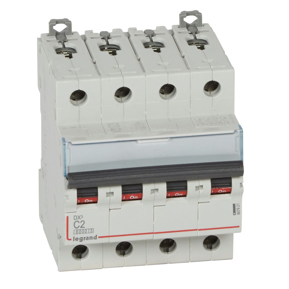 Interruptor automático 4P 10kA curva C DX3 407921 Legrand — Legrand