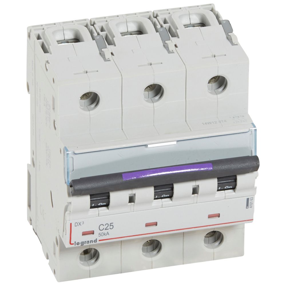 Interruptor automático 3P 50kA curva C DX3 410163 Legrand — Legrand