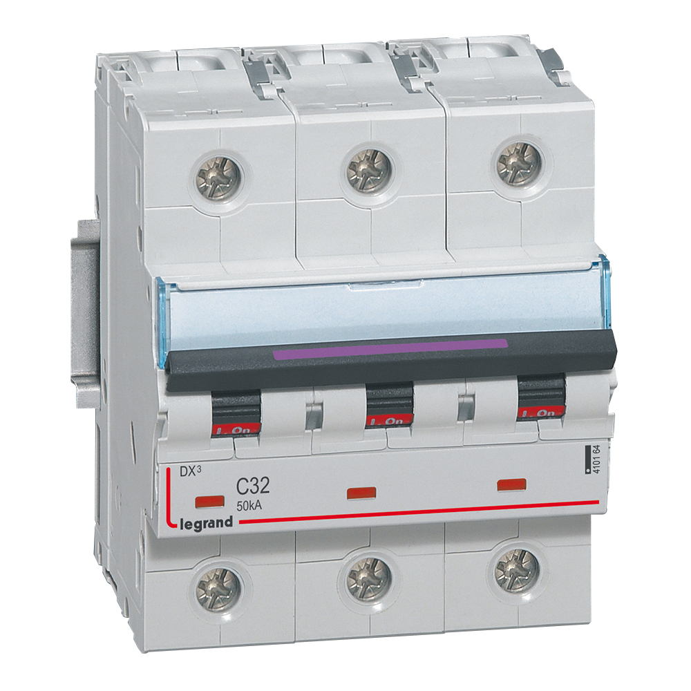 Interruptor automático 3P 50kA curva C DX3 410164 Legrand — Legrand
