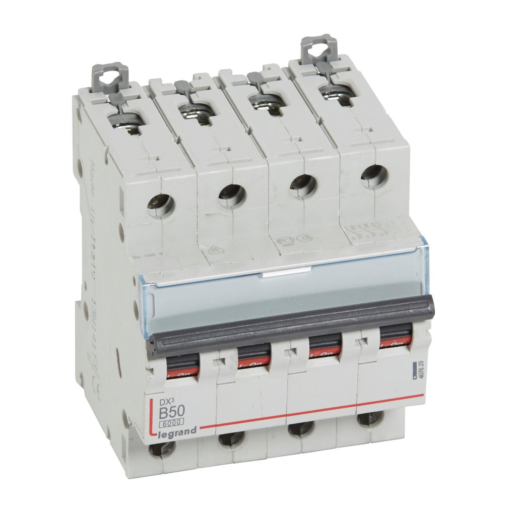 Interruptor automático 4P 10kA curva B DX3 407629 Legrand — Legrand