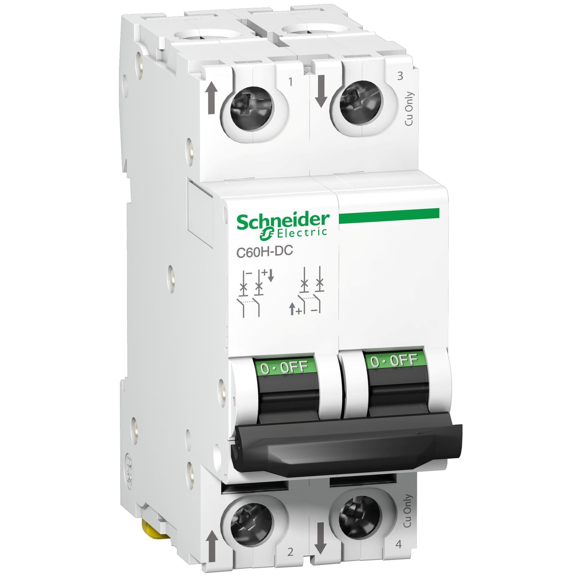 Interruptor automático 2x3A 250V curva C A9N61523 Schneider — Schneider
