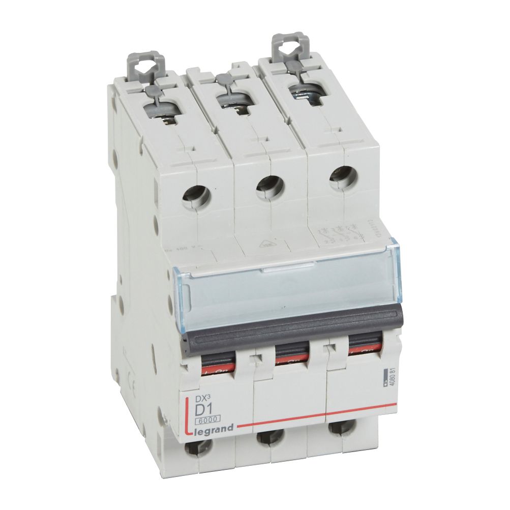 Interruptor automático 3P 10kA curva D DX3 408081 Legrand — Legrand