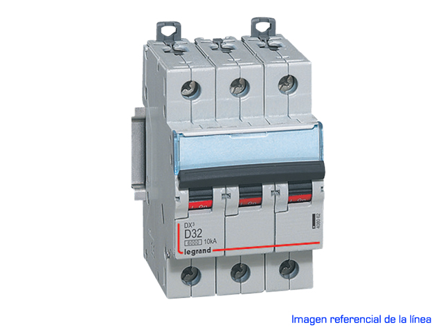 Interruptor automático 3P 10kA curva D DX3 408080 Legrand — Legrand