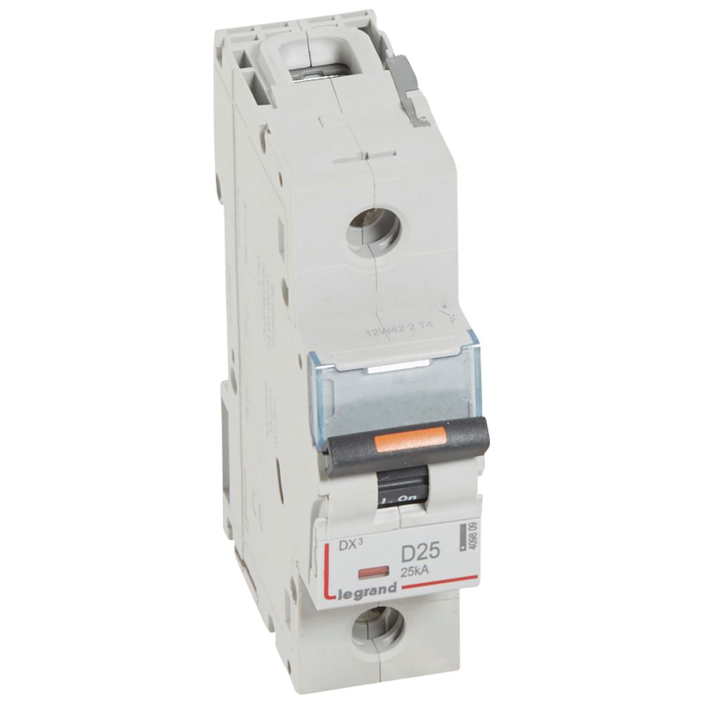 Interruptor automático 1P 25kA curva D DX3 409809 Legrand — Legrand